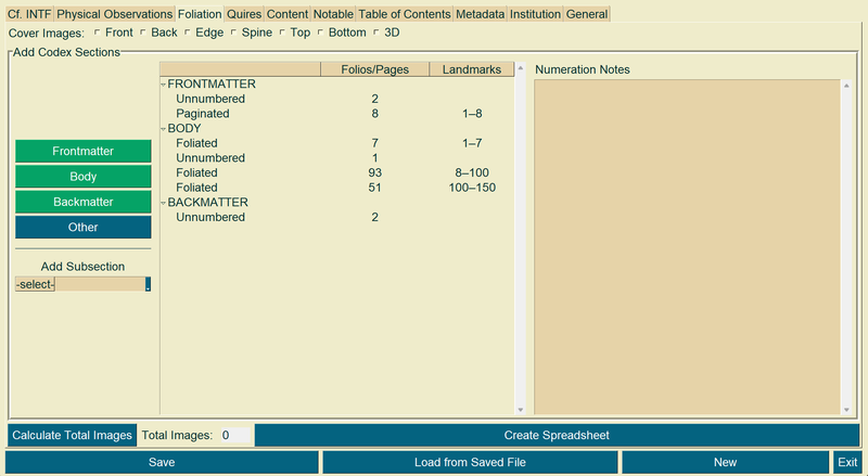 Foliation application interface